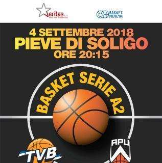 A2 - A Pieve di Soligo torna il basket di Serie A, De' Longhi TVB nel derby del nordest con l'Apu Gsa Udine