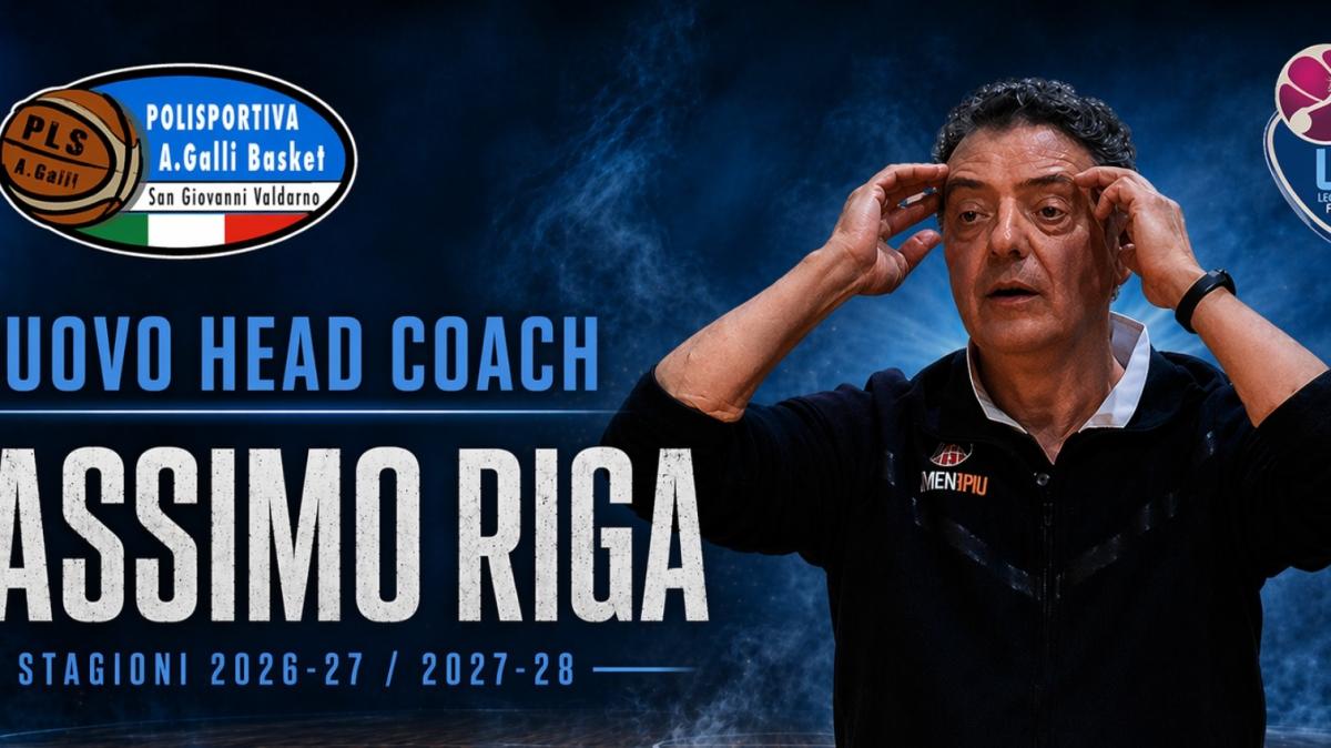 A2 F - Massimo Riga è il nuovo allenatore della Polisportiva Galli