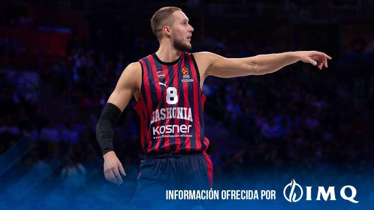 Baskonia, pessima notizia per Sedekerskis: «La sua stagione è probabilmente finita»
