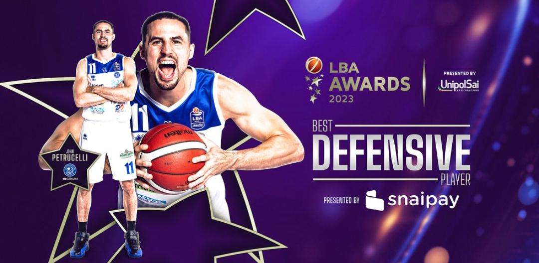 LBA - John Petrucelli è il Miglior Difensore della stagione 2022/23