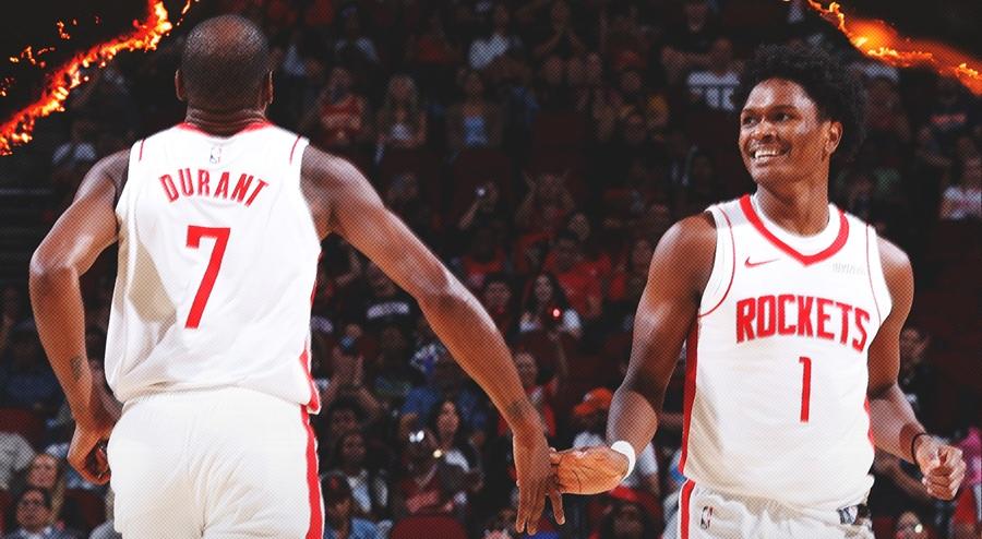 NBA Preseason - Kevin Durant debutta con i Rockets, vittoria spettacolare su Utah