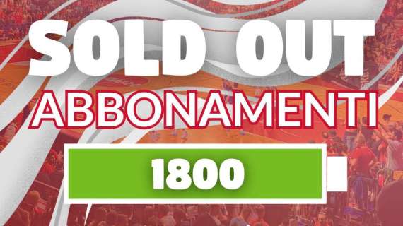 A2 - Dole Rimini, è sold out la campagna abbonamenti per il 2025/26