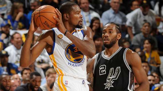 NBA - Rimbalzo: secondo Durant è la chiave del confronto Warriors-Spurs