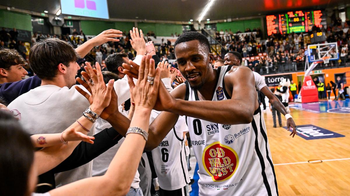 Udine, la carica di Christon: "Continuità e applicazione, noi vogliamo i playoff"