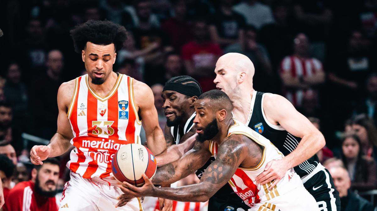 La Crvena Zvezda si prende il derby con il Partizan Belgrado in ABA Liga 