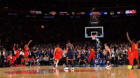 NBA - Atlanta corsara al Madison Square Garden!