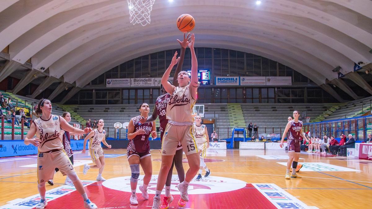 A2 F - Il Jolly Libertas Livorno cala il poker contro il Salerno Basket ’92