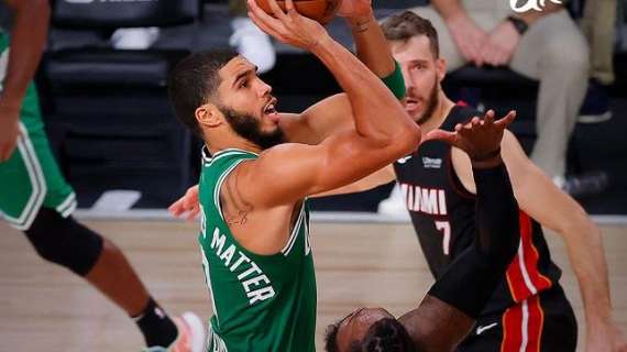NBA - Celtics, la frustrazione di Tatum: un primo tempo da zero punti