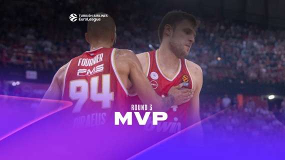 EL - Sasha Vezenkov MVP del Round 3 dopo la prova contro Milano