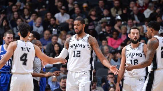 NBA - Gli Spurs tengono a stecchetto i Sixers