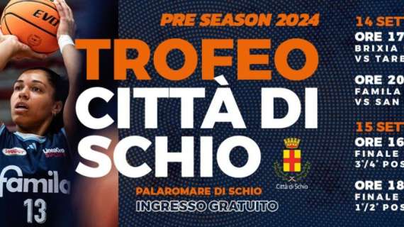 A1 F - Famila: nel weekend arriva il Torneo Città di Schio