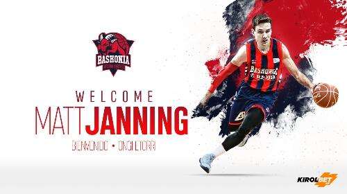 MERCATO ACB - Matt Janning rimane al Baskonia per il resto della stagione