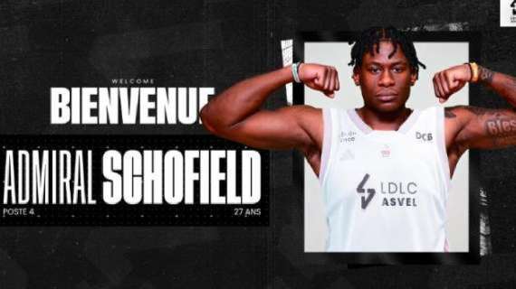 UFFICIALE EL - L'Asvel Villeurbanne si separa da Admiral Schofield