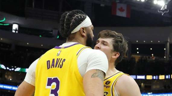 NBA - Senza James, i Lakers sbancano Milwaukee dopo due overtimes