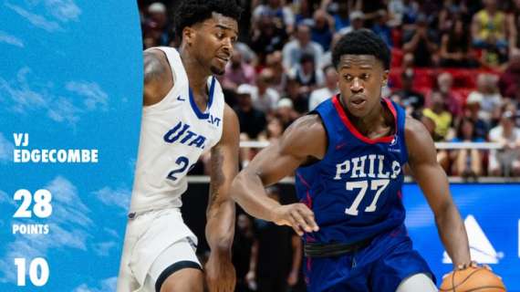 Il rookie dei Sixers VJ Edgecombe salterà la partita della Summer League