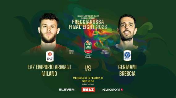 LIVE F8 - La Germani Brescia batte e elimina Milano | Coppa Italia