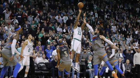 NBA - Celtics, il buzzer di Morris stende i Thunder