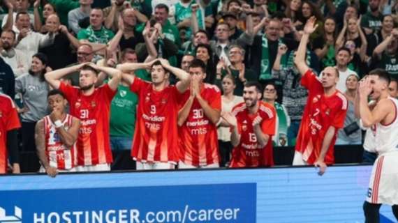 "Una disgrazia e una vergogna per l'EuroLeague": il duro comunicato della Crvena Zvezda 