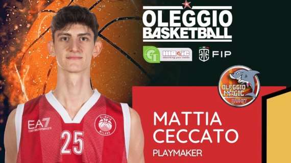 Serie B - Mattia Ceccato, nuovo rinforzo per l'Oleggio Magic