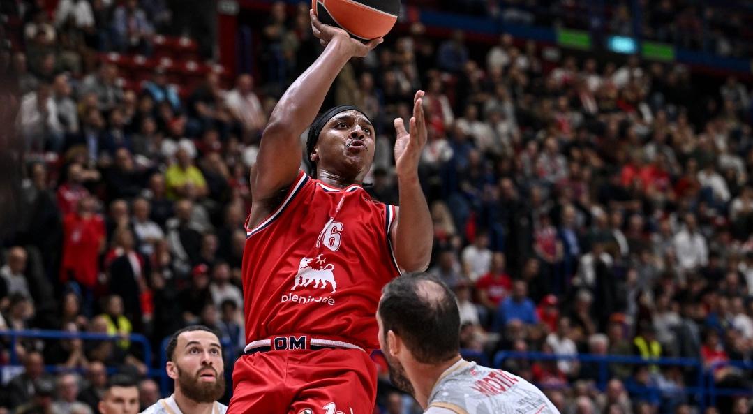 Olimpia Milano sotto all'intervallo: pagelle e tabellini dopo 20' con il Monaco