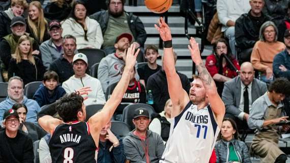 NBA - Doncic ritorna e a Portland fa un gran lavoro per i Mavericks