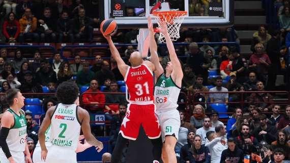 LIVE EuroLeague - Milano sconfitta al Forum dallo Zalgiris: Evans e Smits stendono l'Olimpia