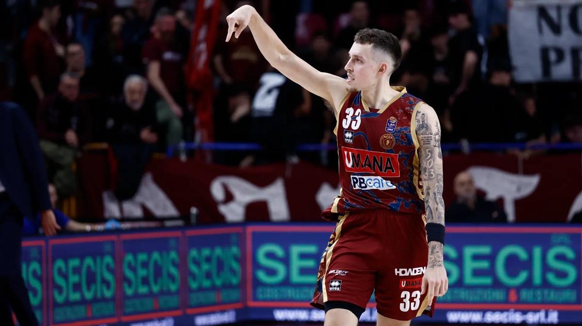 Kyle Wiltjer è l'MVP Unipol della 14ª giornata della Serie A Unipol 2025/26