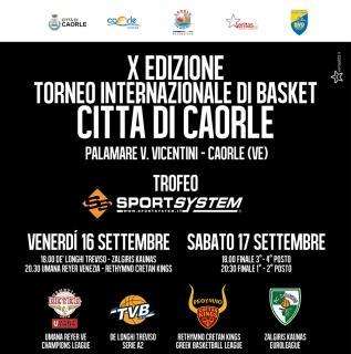 Presentato il 10° Torneo Città di Caorle - "Trofeo Sport System"