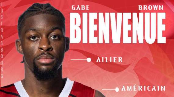 MERCATO LBA - Gabe Brown, ex Trapani e Varese, va a Strasburgo