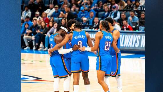 NBA - OKC Thunder in controllo contro la squadra B dei Pelicans