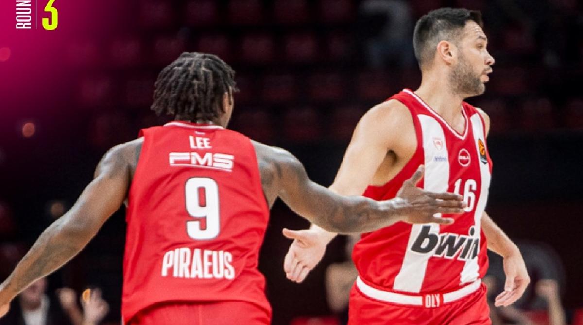 Olympiacos domina Dubai BC e torna alla vittoria con un netto +19