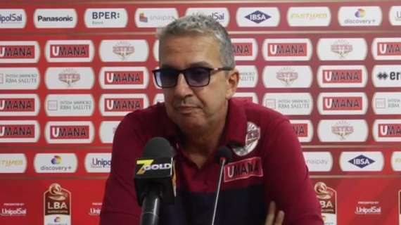 Supercoppa LBA, De Raffaele: "Contenti di essere a Bologna, faremo di tutto per vincere la partita”