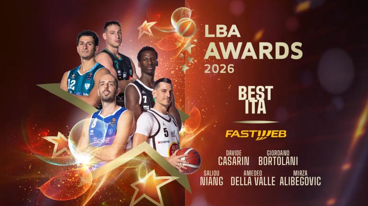 LBA Awards 2026, i 5 candidati al premio di miglior italiano
