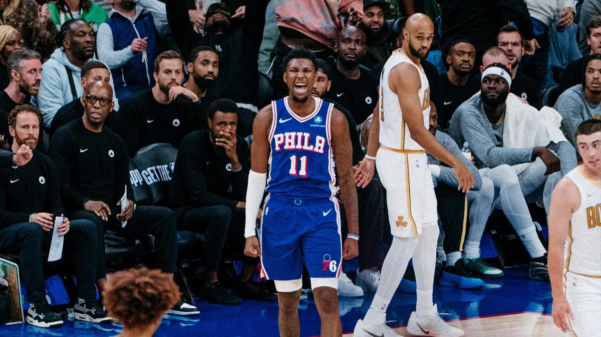 NBA - I Sixers battono i Celtics con un finale mozzafiato alla Xfinity Arena
