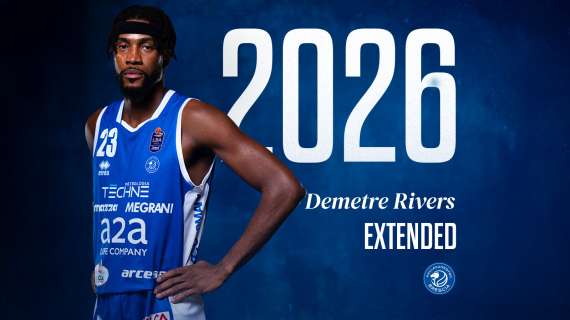 UFFICIALE LBA - Pallacanestro Brescia e Demetre Rivers: insieme fino al 2026
