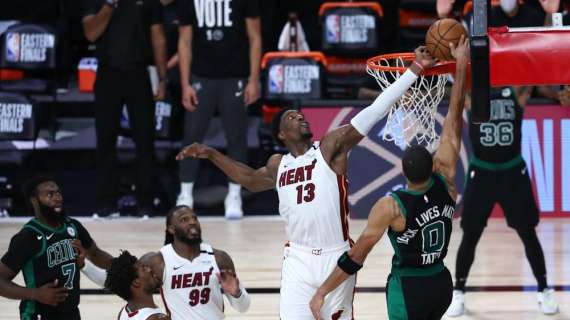 NBA Playoff - Celtics: la stoppata di Adabayo su Tatum offre gara 1 agli Heat 