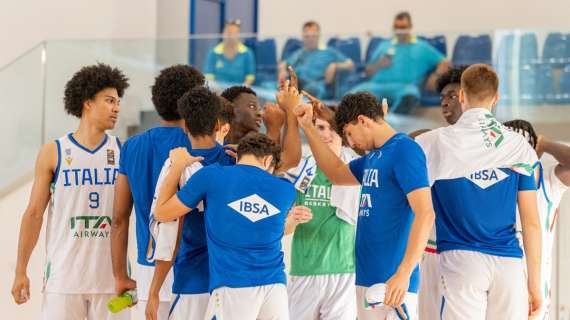 Italbasket U20 verso gli Europei: si chiude con 4 vittorie e 1 sconfitta la preparazione