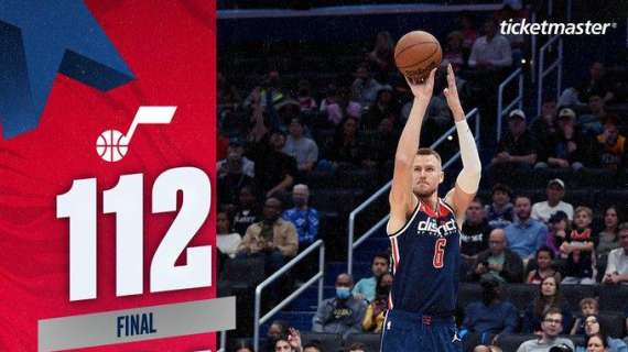 NBA - I Wizards rallentano la corsa degli Utah Jazz in testa alla Western