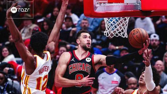 NBA - Gli Atlanta Hawks si fanno infilare in velocità dai Chicago Bulls