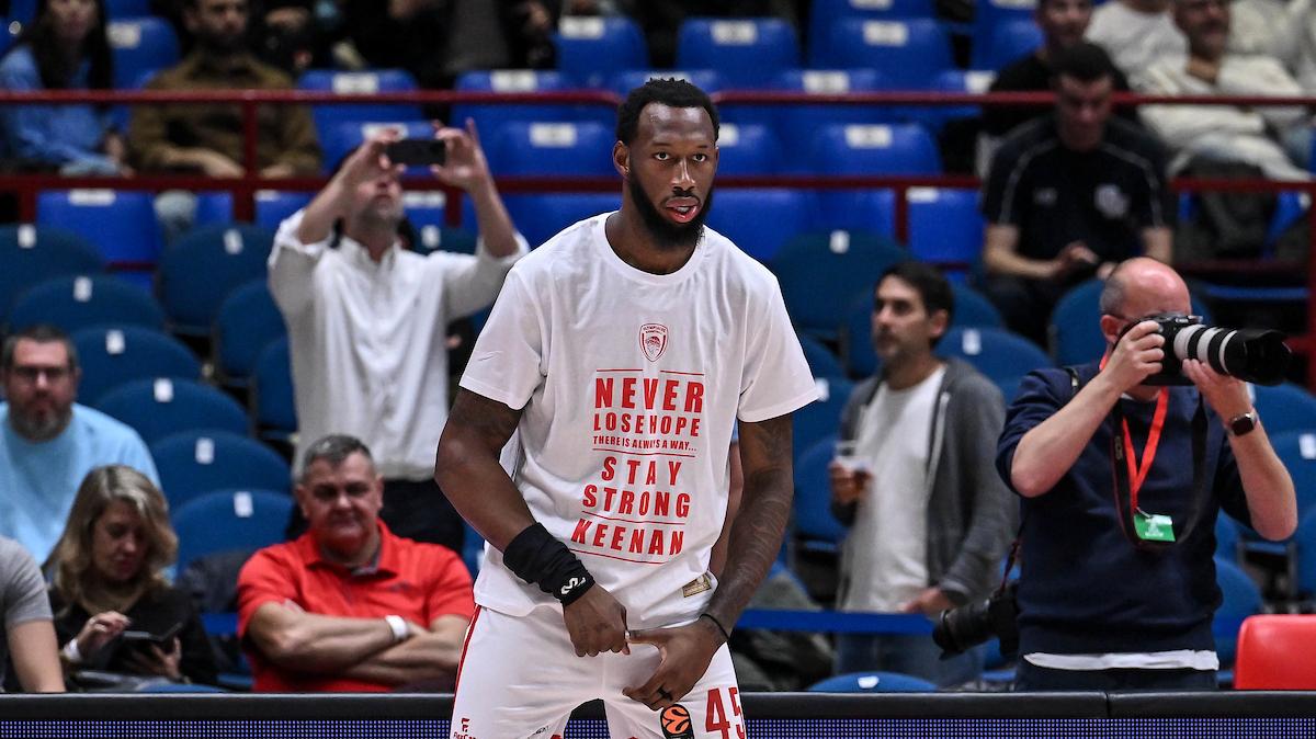 Olympiacos Pireo, Keenan Evans operato al tendine d'Achille