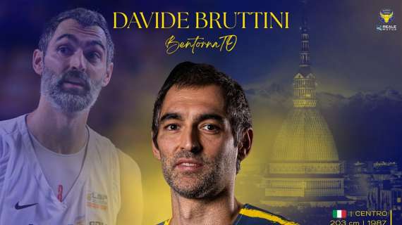 UFFICIALE A2 - Reale Mutua Torino aggiunge l'esperienza di Davide Bruttini