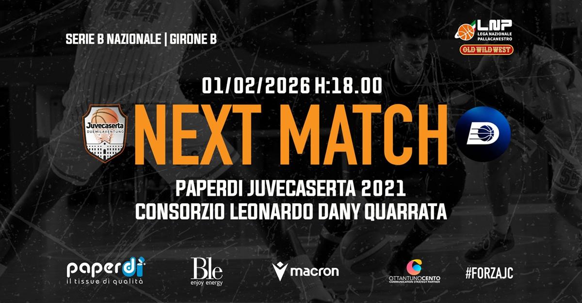 Serie B - Paperdi Caserta, al PalaPiccolo in arrivo il Dany Quarrata