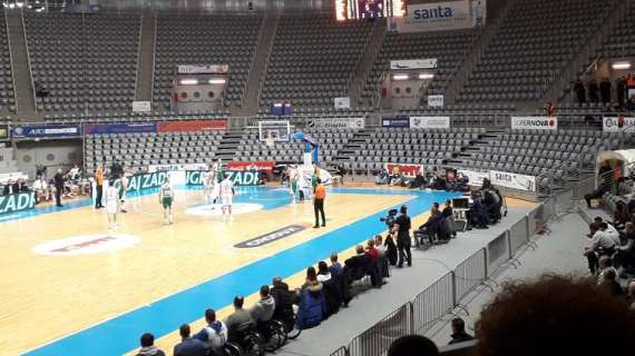 Aba Liga - Sgomberata l'arena di Zadar-Igokea, colpito il coach di casa