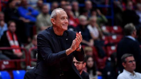 LBA - Ettore Messina: «Bella partita, spinto e risparmiato i titolari»