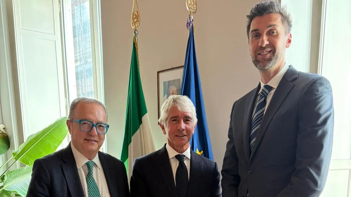  Il Presidente LBA Maurizio Gherardini incontra il Ministro per lo Sport e i Giovani Andrea Abodi