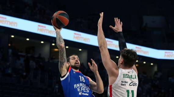 EuroLeague - Prima sudata vittoria per Efes, battuto Kazan 