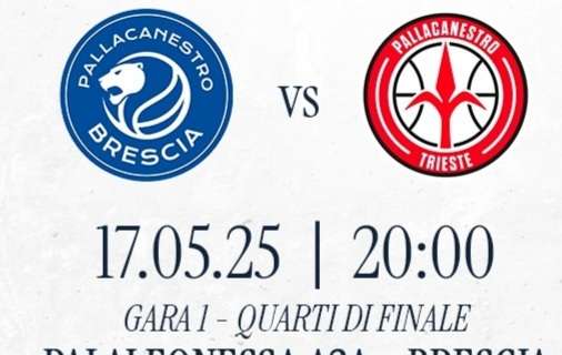 LIVE LBA - 3°Quarto: Germani Brescia vs Pallacanestro Trieste: la diretta (54-43 al 21')