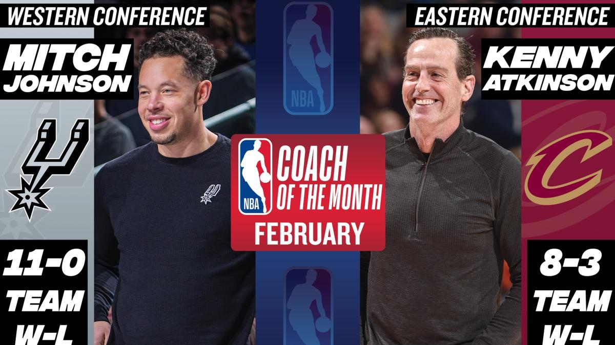 Johnson (Spurs) e Atkinson (Cavs) nominati Coach of the Month a febbraio
