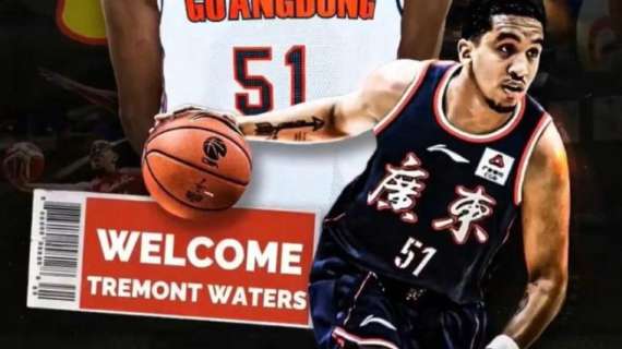 CBA - Tremont Waters, stella di Porto Rico ai Mondiali, firma in Cina 
