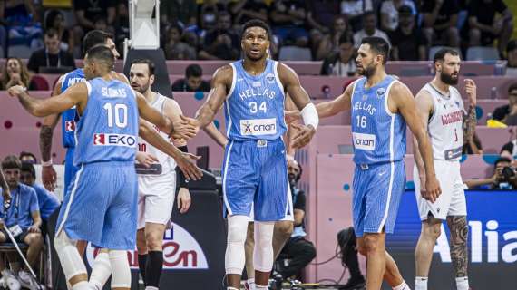 EuroBasket: Grecia, Giannis Antetokounmpo in dubbio contro la Bosnia